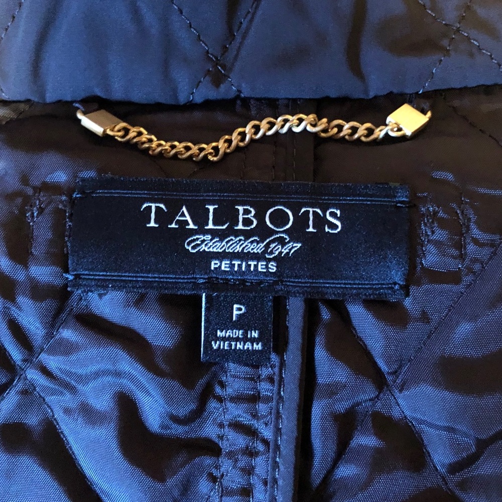 Talbots quilted coat - Picture 5 of 10